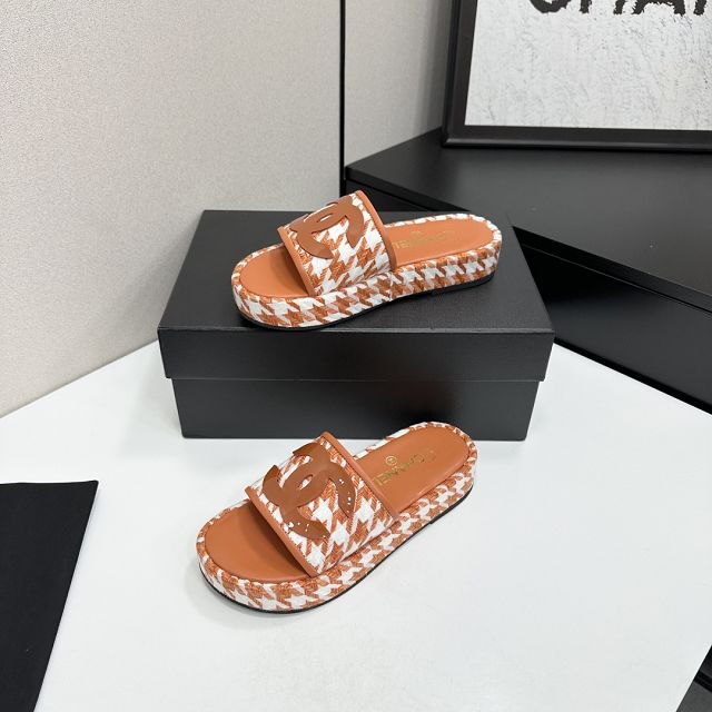 CC original tweed mules CH00310