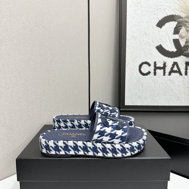 CC original tweed mules CH00310