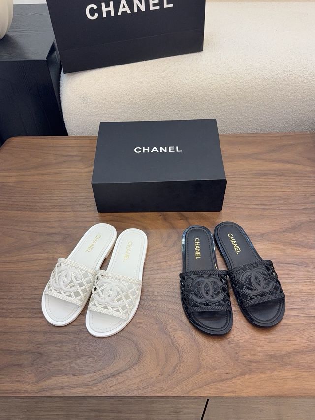 CC original tweed mules CH00316