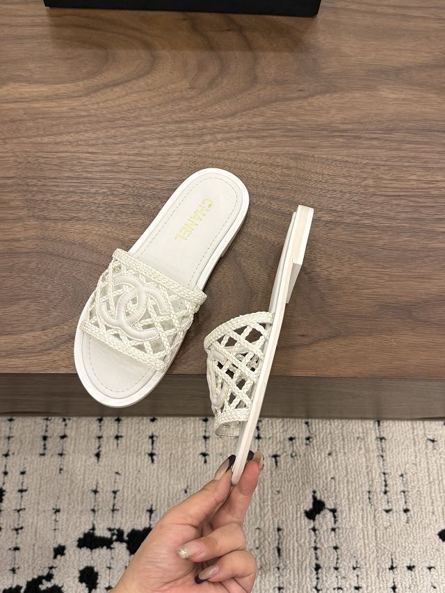 CC original tweed mules CH00316