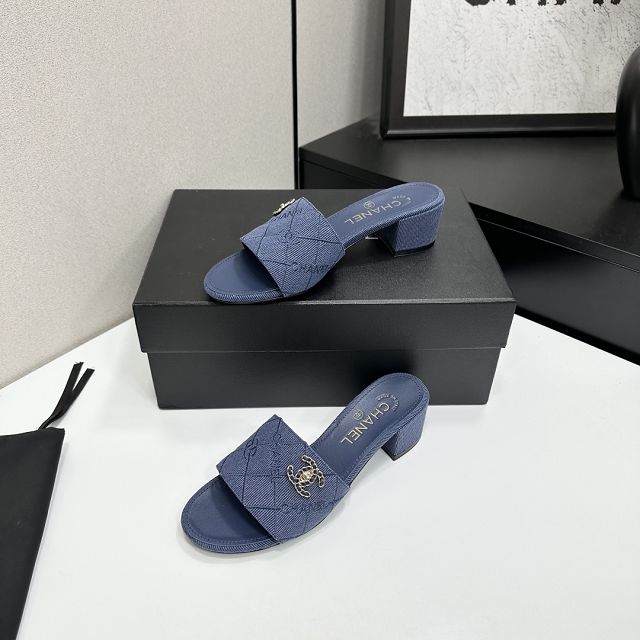 CC original denim 40mm mules CH00364