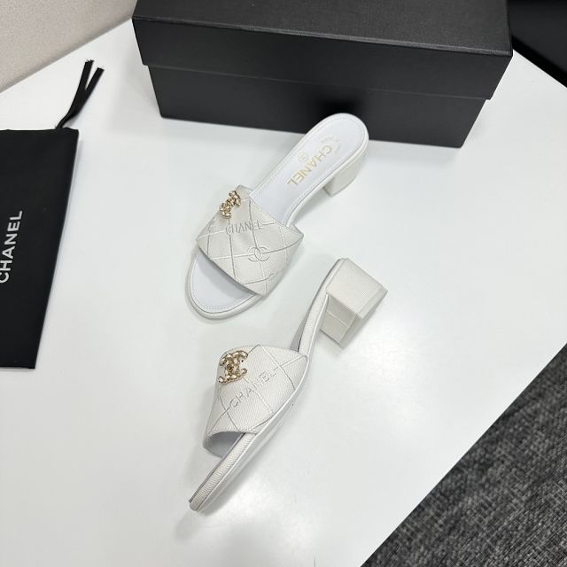 CC original denim 40mm mules CH00364