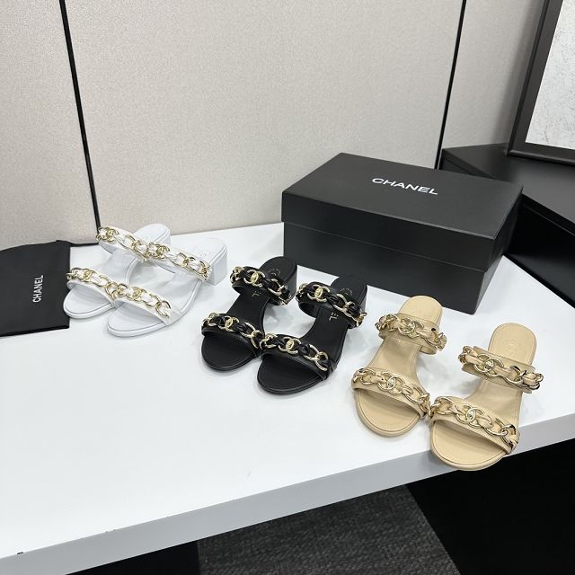 CC original lambskin 45mm sandals CH00360