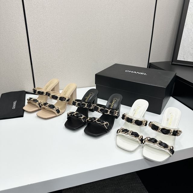 CC original lambskin 90mm sandals CH00350