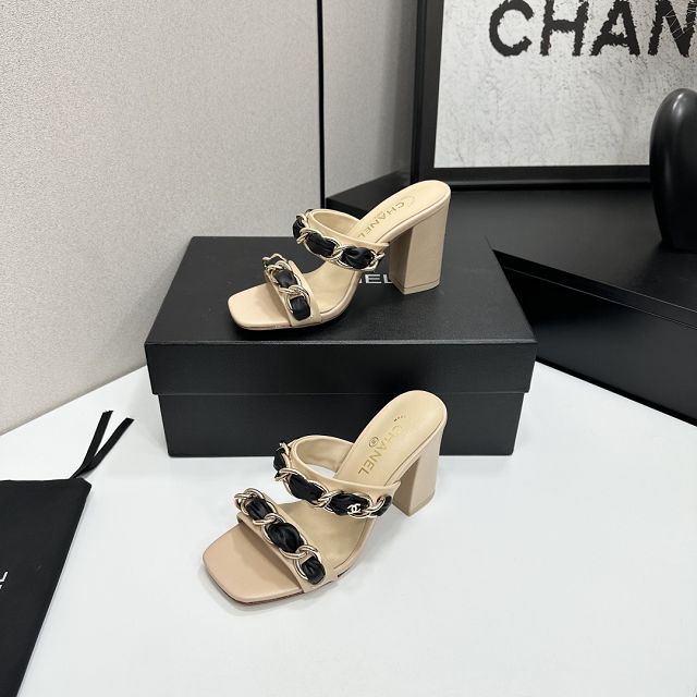 CC original lambskin 90mm sandals CH00350