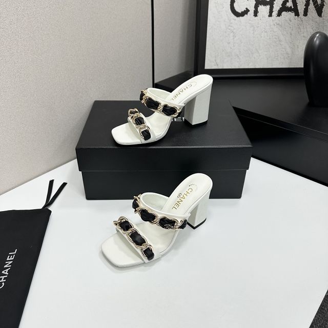 CC original lambskin 90mm sandals CH00350