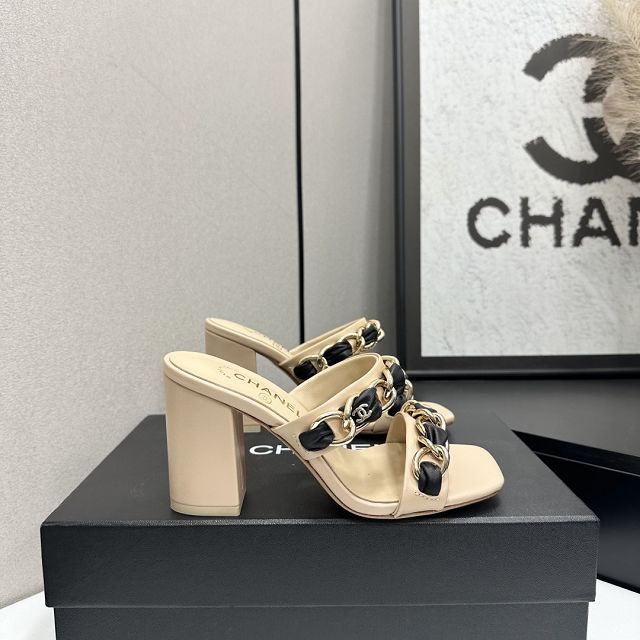 CC original lambskin 90mm sandals CH00350