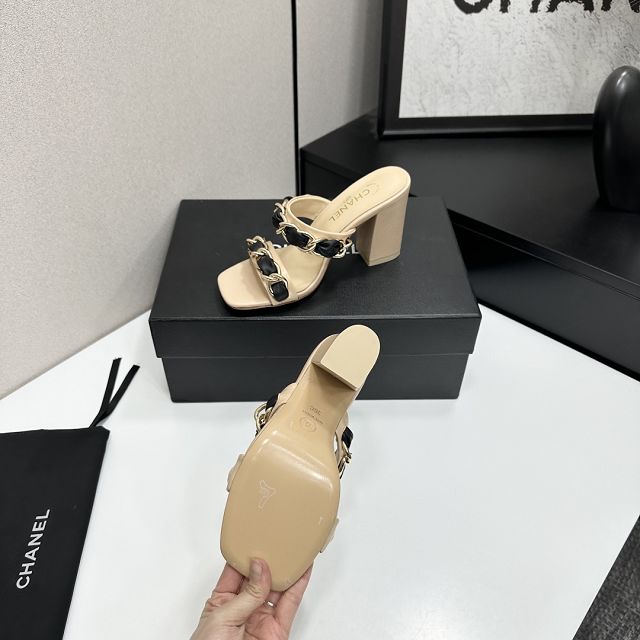 CC original lambskin 90mm sandals CH00350