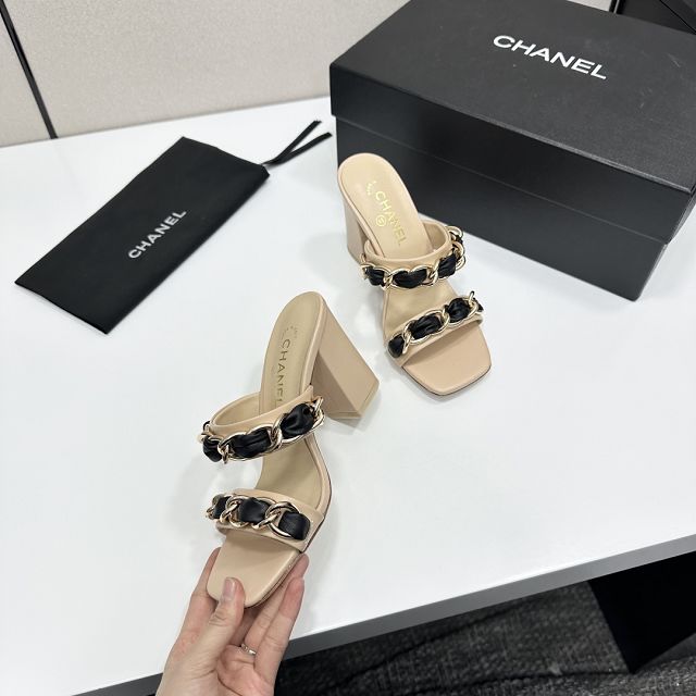 CC original lambskin 90mm sandals CH00350