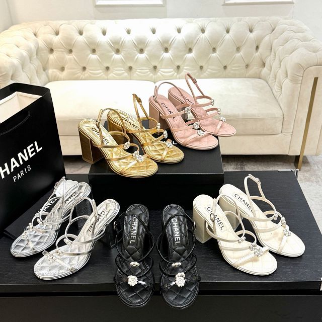 CC original lambskin 95mm sandals CH00355