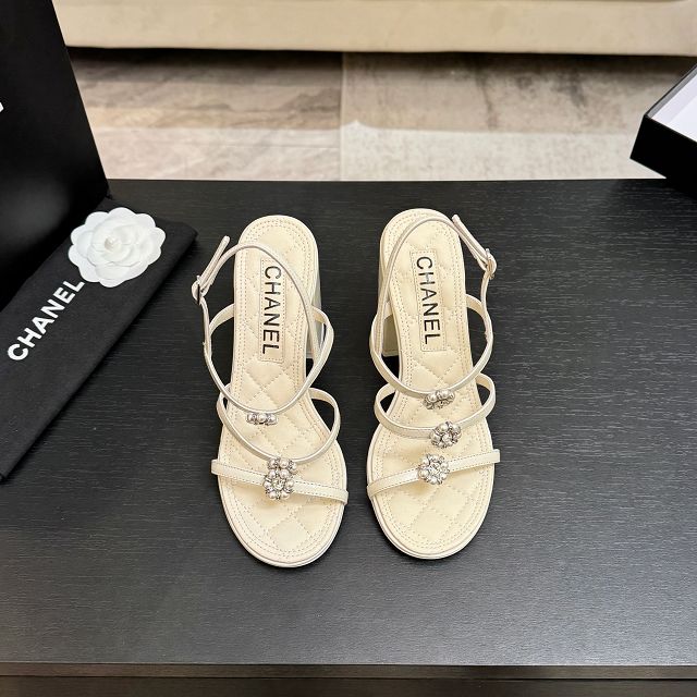 CC original lambskin 95mm sandals CH00355