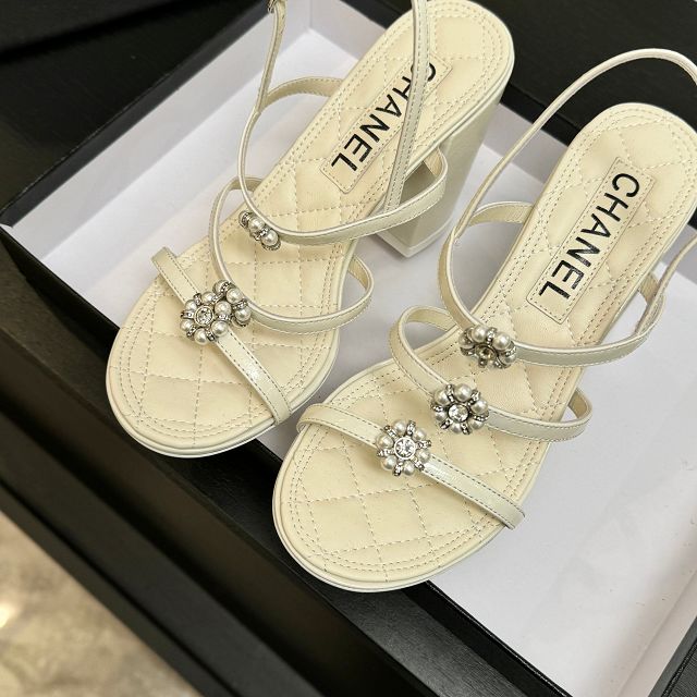 CC original lambskin 95mm sandals CH00355