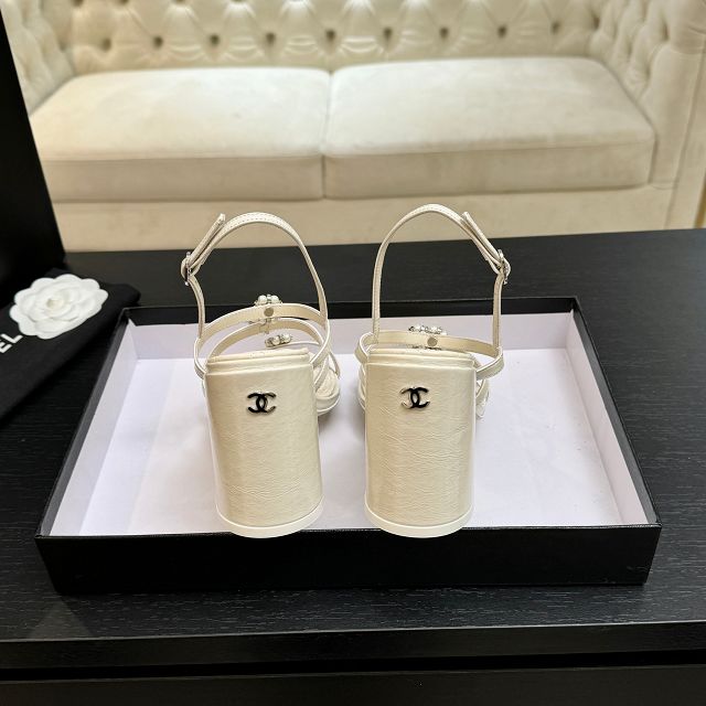 CC original lambskin 95mm sandals CH00355