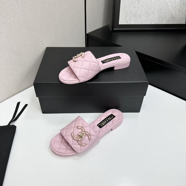 CC original lambskin mules CH00363