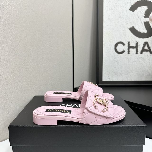 CC original lambskin mules CH00363