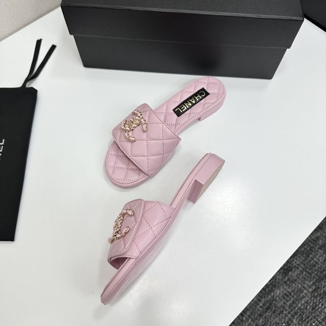 CC original lambskin mules CH00363