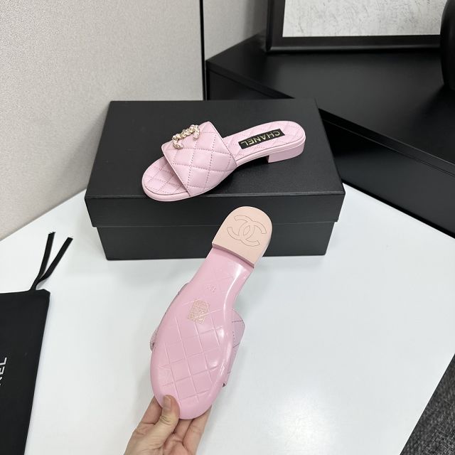 CC original lambskin mules CH00363