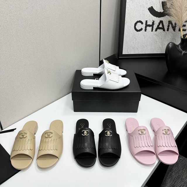 CC original lambskin mules CH00367