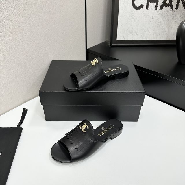 CC original lambskin mules CH00367