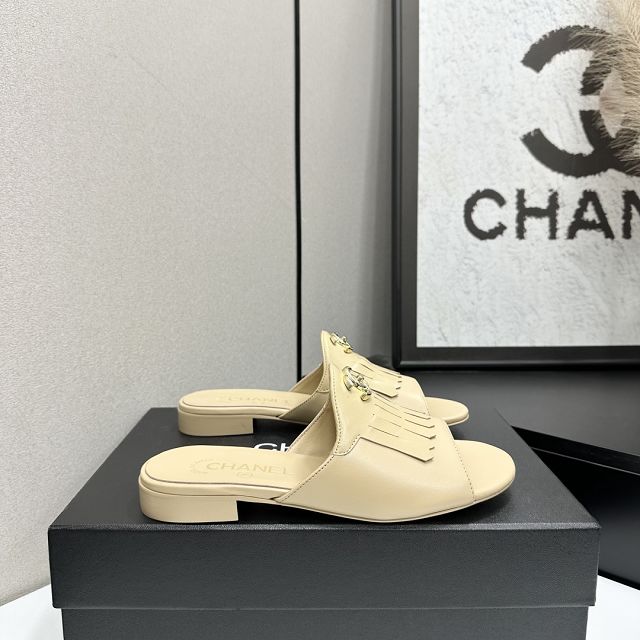 CC original lambskin mules CH00367