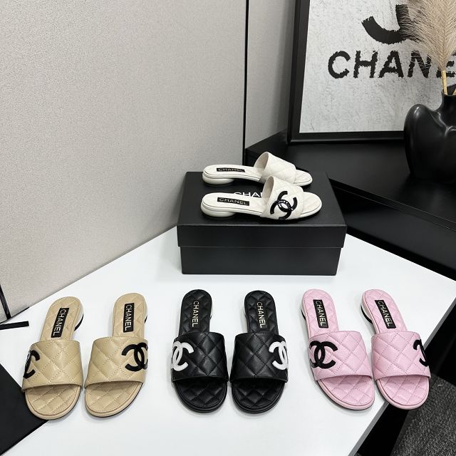 CC original lambskin mules CH00369