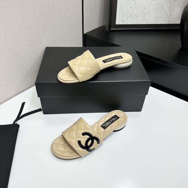 CC original lambskin mules CH00369