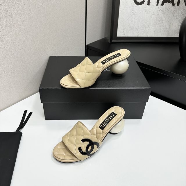 CC original lambskin mules CH00370