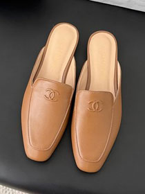 CC original lambskin mules CH00376