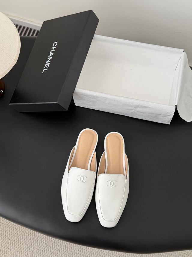 CC original lambskin mules CH00376