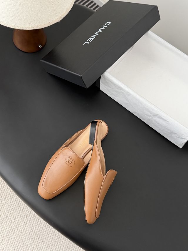 CC original lambskin mules CH00376