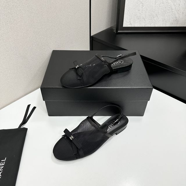 CC original mesh slingbacks CH00359