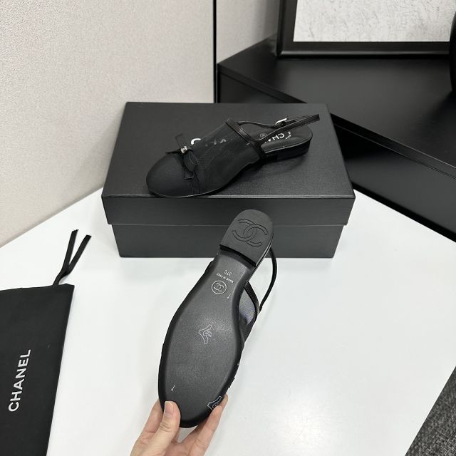 CC original mesh slingbacks CH00359