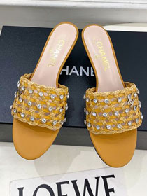 CC original tweed 45mm mules CH00373