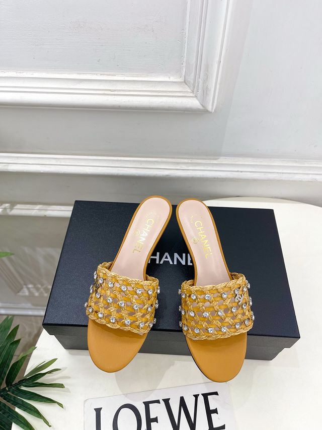 CC original tweed 45mm mules CH00373