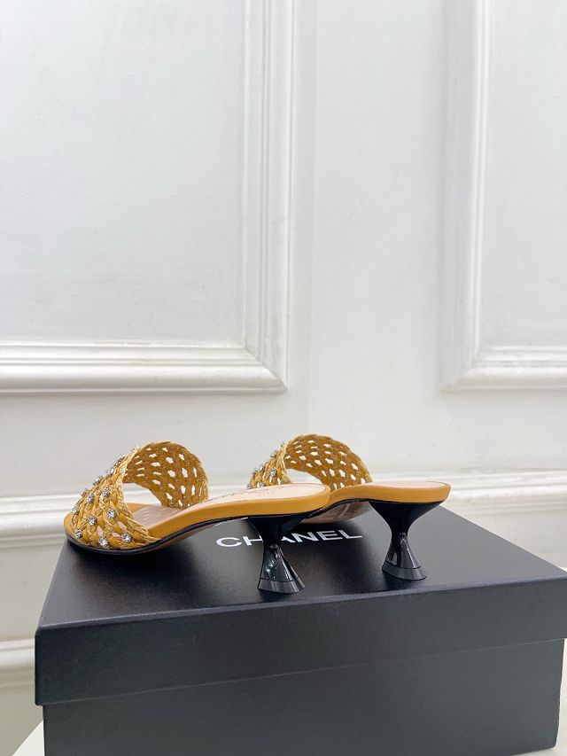 CC original tweed 45mm mules CH00373