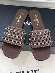 CC original tweed mules CH00372