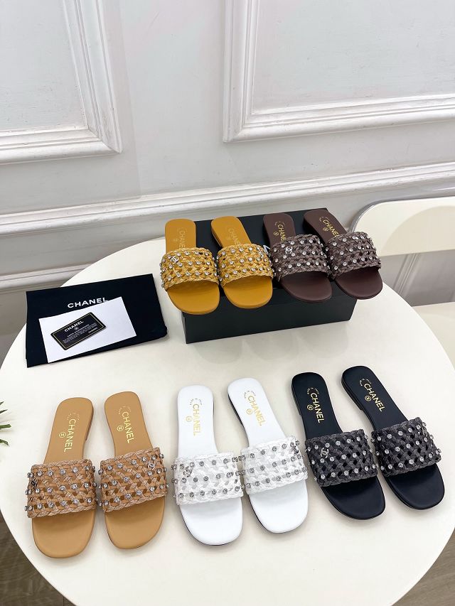 CC original tweed mules CH00372