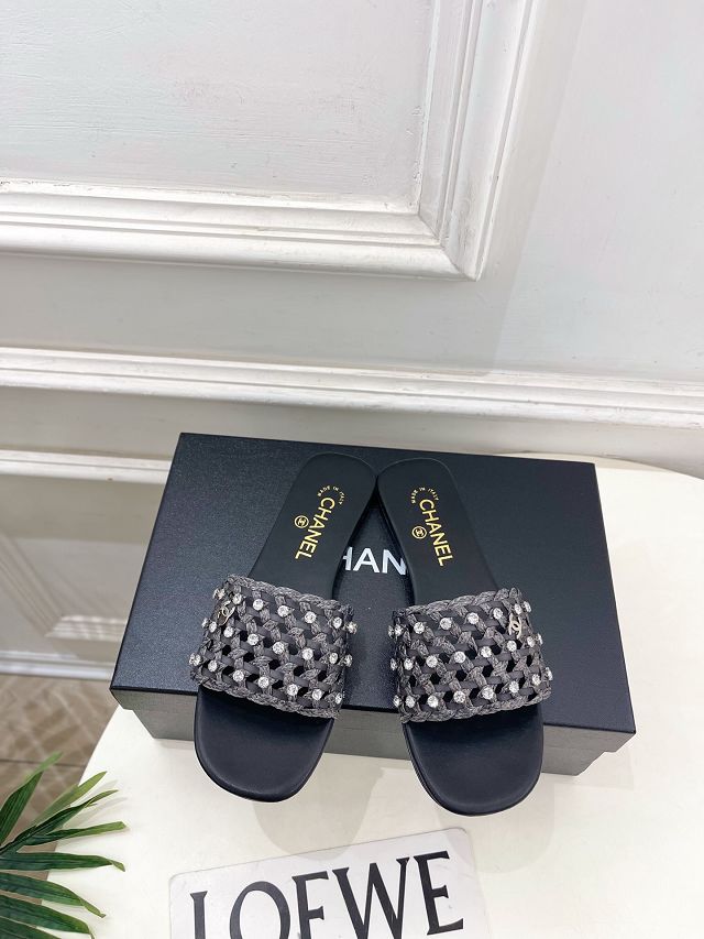 CC original tweed mules CH00372