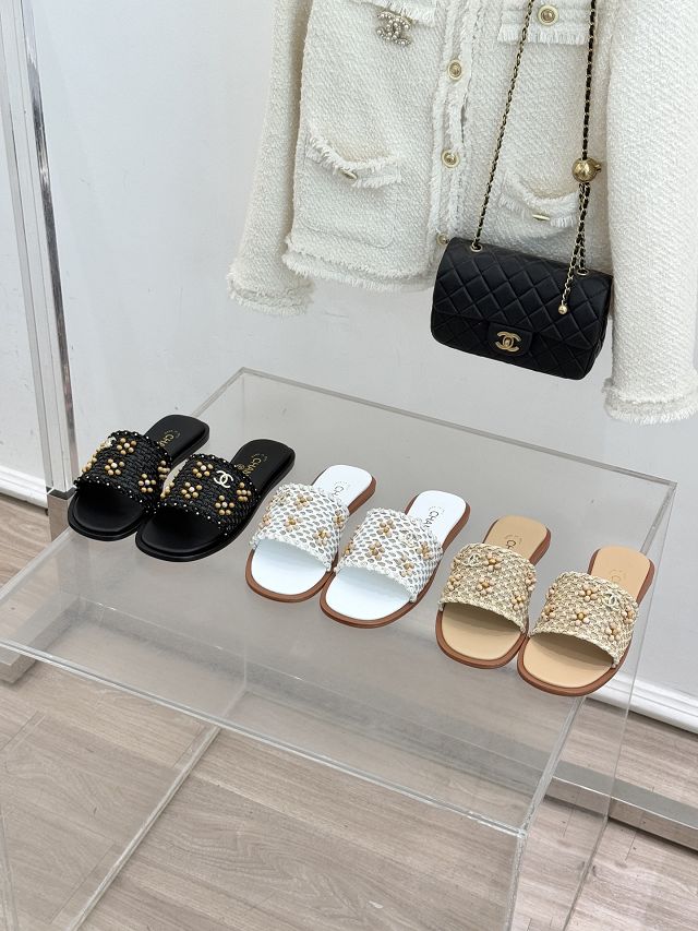 CC original tweed mules CH00375