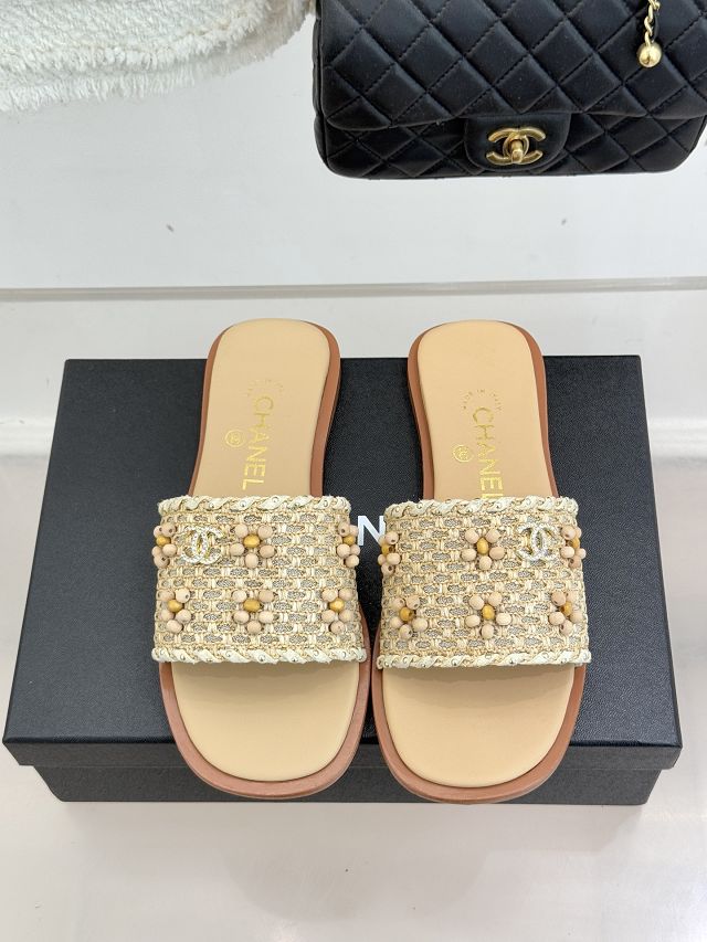 CC original tweed mules CH00375