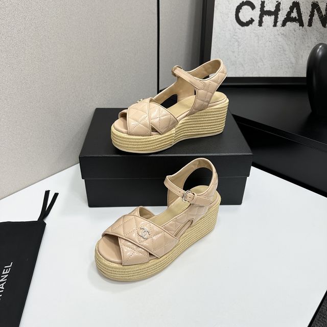CC original calfskin 90mm sandals CH00379