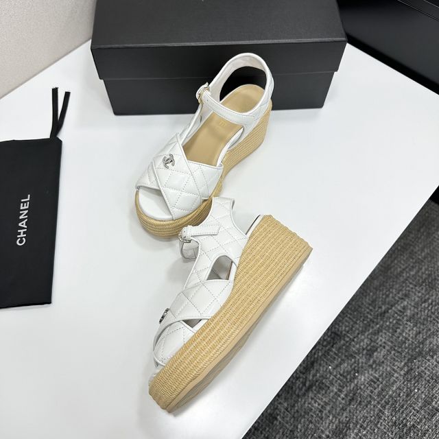 CC original calfskin 90mm sandals CH00379