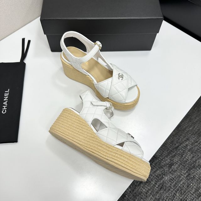 CC original calfskin 90mm sandals CH00379