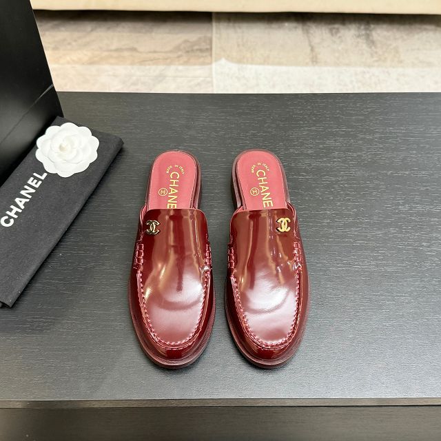 CC original calfskin mules CH00387