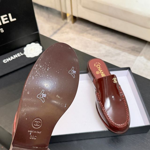 CC original calfskin mules CH00387