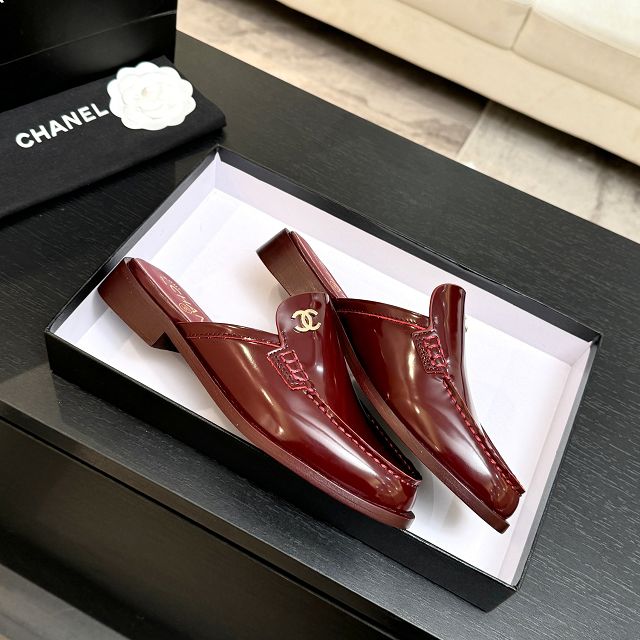 CC original calfskin mules CH00387
