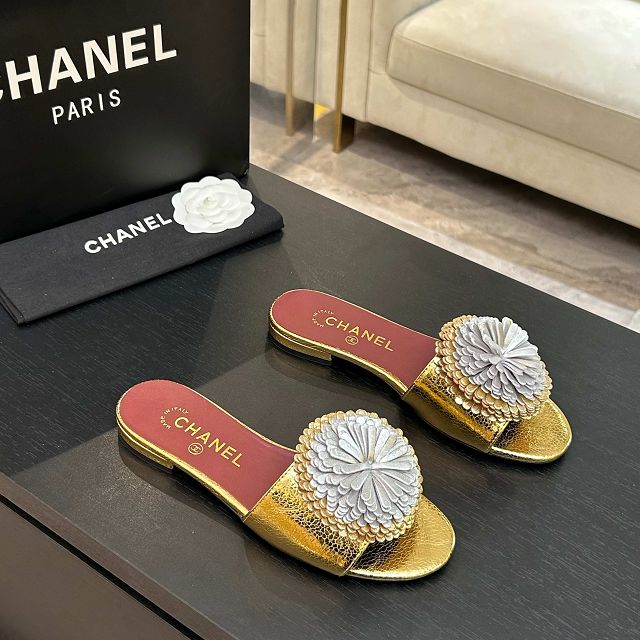 CC original calfskin mules CH00399