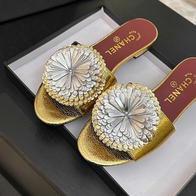 CC original calfskin mules CH00399