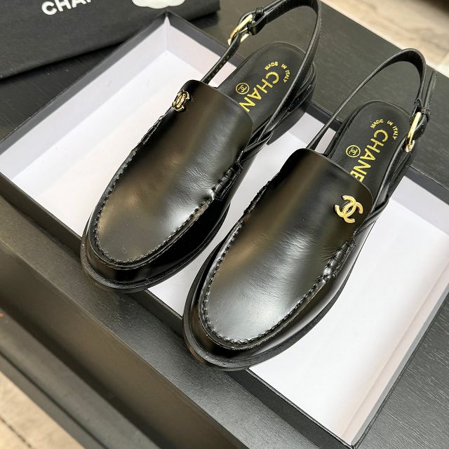 CC original calfskin slingbacks CH00388