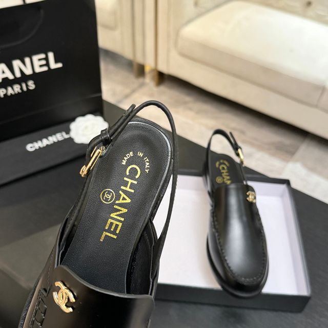 CC original calfskin slingbacks CH00388